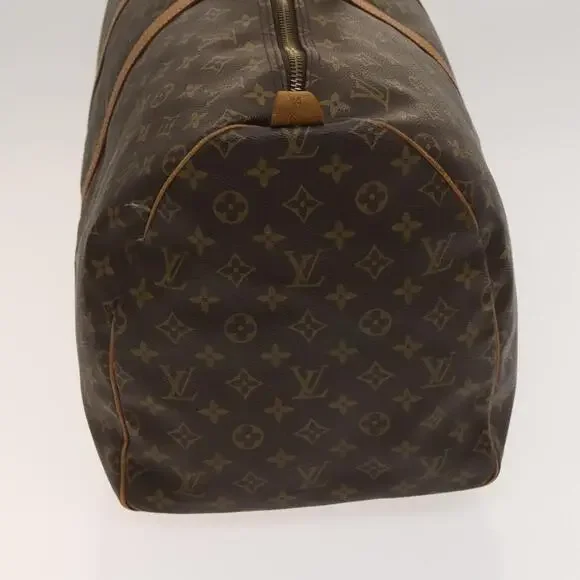 LOUIS VUITTON Monogram Keepall 55 Boston Bag M41424